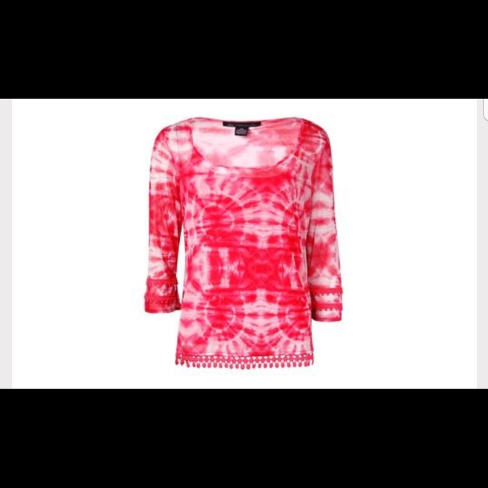 I.N.C. Nylon sheer top with camisole